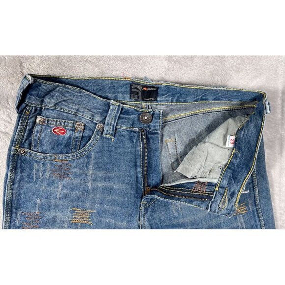 Energie Distressed Straight-Leg Jeans - Y2K Vintage - Size 29 - Picture 5 of 14